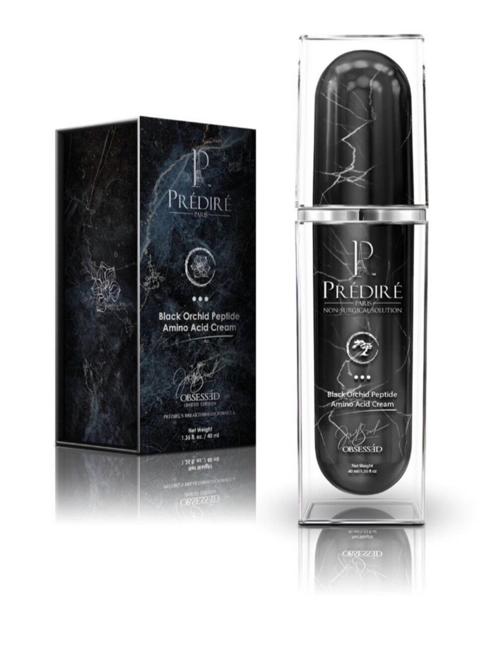 Prédiré Black Orchid Peptide Amino Acid Cream — Black